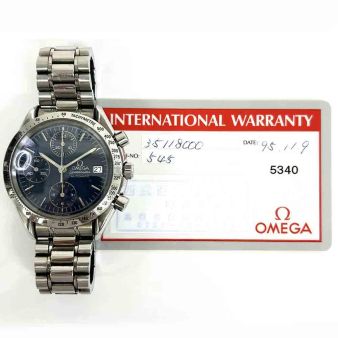 Omega, Speedmaster, Blue Dial, Stainless Steel, 3511.80.00