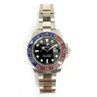 Rolex GMT-Master II, 40mm, White Gold, Blue & Red "Pepsi" Bezel, Black Dial, 116719BLRO, Box Only