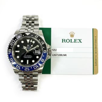 2020 Rolex GMT-Master II 'Batgirl', 126710BLNR, 40mm, Steel, Blue & Black Bezel, Jubilee Bracelet, Box & Papers