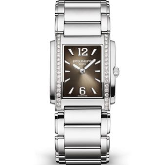 Patek Philippe Twenty~4 4910/1200A-010 Wristwatch, Grey Dial, Steel Bracelet