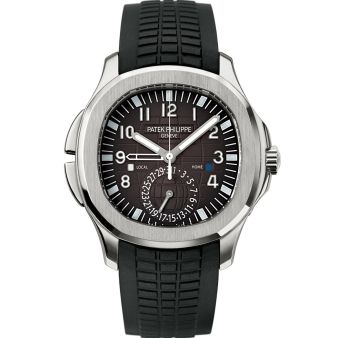 Patek Philippe 5164A-001 Wristwatch, Black Dial, Black Rubber Bracelet