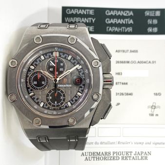 2013 Audemars Piguet Royal Oak Offshore 'Schumacher', 26568IM.OO.A004CA.01, 44mm, Titanium, Grey Dial, Box & Papers