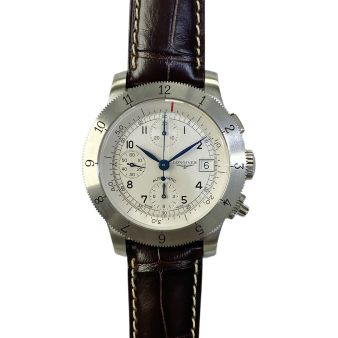 Longines, Heritage Weems Chronograph, Silver Arabic Dial, L2.741.4.73.2
