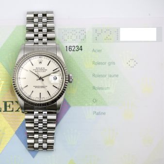2003 Rolex Datejust 36, 16234, Steel & Gold, Silver Dial, Jubilee Bracelet, Box & Papers