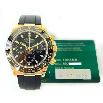 Rolex Cosmograph Daytona 116518LN-0043, Black Dial, Oysterflex bracelet