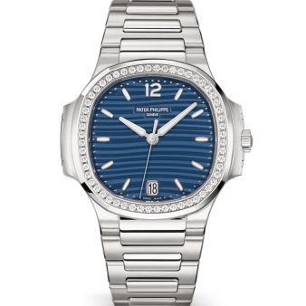 Patek Philippe Nautilus 7118/1200A-001 Wristwatch, Blue Dial, Stainless Steel Bracelet