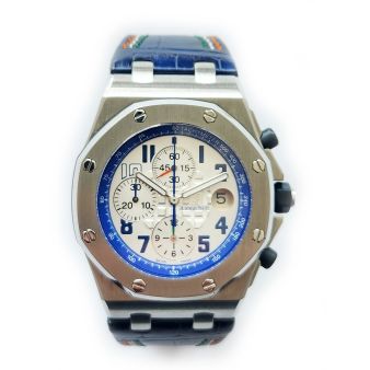 Audemars Piguet Royal Oak Offshore 26182ST.OO.D018CR.01, 42mm, Steel, Silver Dial, Box & Papers
