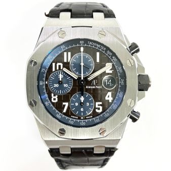 Audemars Piguet Royal Oak Offshore, 42mm, Stainless Steel, Brown Dial, 26470ST.OO.A099CR.01, Box & Papers