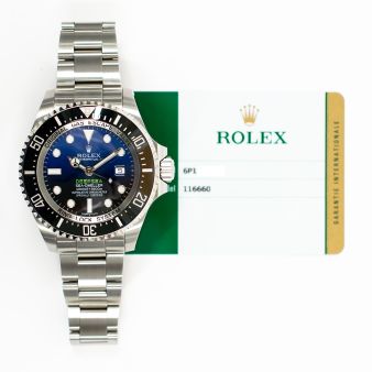 2017 Rolex Deepsea 'James Cameron', 116660, 44mm, Steel, D-Blue Dial, Oyster Bracelet, Box & Papers