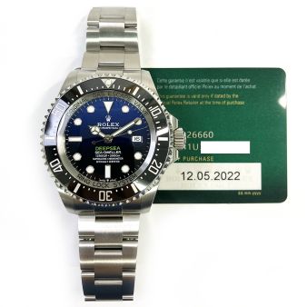 2022 Rolex Deepsea 'James Cameron' 126660, 44mm, Steel, D-Blue Dial, Box & Papers