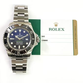 Rolex Sea-Dweller DeepSea 126660 Wristwatch, Oyster Bracelet, D-Blue 'James Cameron' Dial