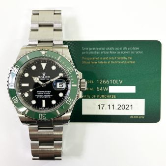 Rolex Submariner Date 41 126610LV - Black Dial, Green "Starbucks" Bezel