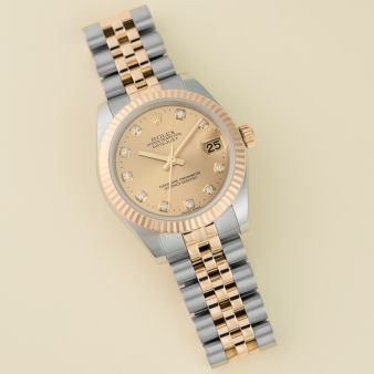 Rolex Datejust 31, 178273, Steel & Gold, Champagne Diamond Dial, Jubilee Bracelet, Renewed