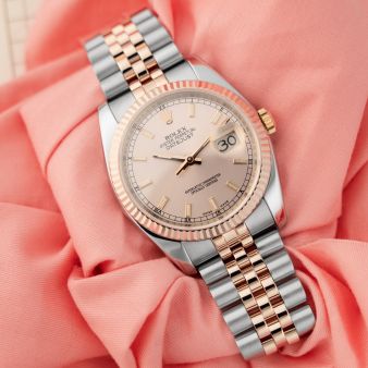 Rolex Datejust 36, 116231, Steel & Gold, Sundust Dial, Jubilee Bracelet