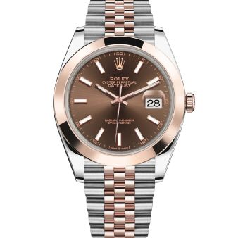Rolex Datejust 41 126301 Wristwatch Jubilee Bracelet Chocolate Dial Domed Bezel