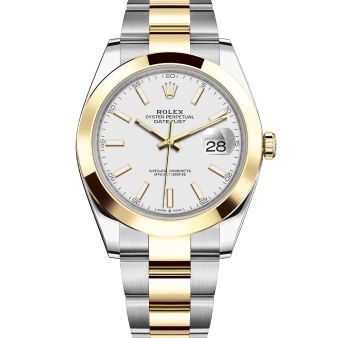 Rolex Datejust 41 126303 Wristwatch Oyster Bracelet White Dial Domed Bezel