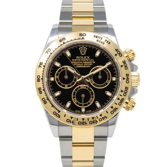 Rolex Cosomograph Daytona 116203 Wristwatch Black Face Oyster Bracelet