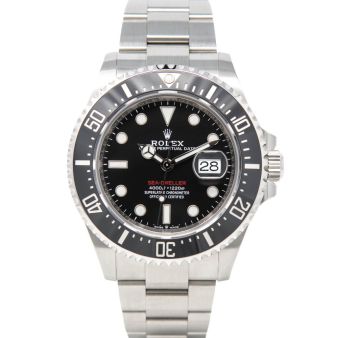 New Rolex Sea Dweller 126600 Wristwatch Black Face Oyster Bracelet