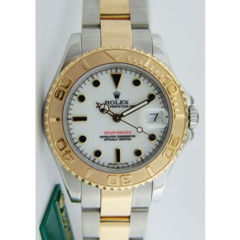 Rolex Yachtmaster White Dial 68623 Midsize