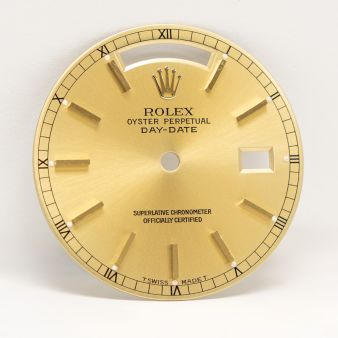 Rolex Day-Date 36 Dial, Champagne Index - 18038, 18238