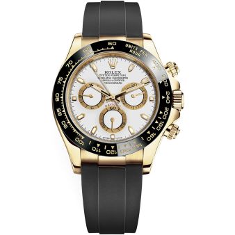 Rolex Cosmograph Daytona 116518LN-0041, White Dial, Oysterflex Bracelet