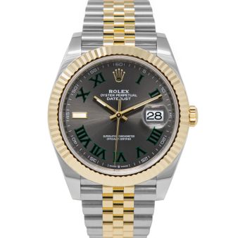 Rolex Datejust 36 126333 Wristwatch, Jubilee Bracelet, Silver Roman Dial, Fluted Bezel