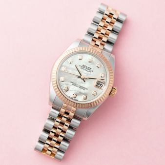 Rolex Datejust 31 178271, Steel & Rose Gold, Mother of Pearl Diamond Dial, Jubilee Bracelet