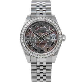 Rolex Datejust 31 178384 Wristwatch, Jubilee Bracelet, Goldust Dream Roman Dial, Diamond Bezel