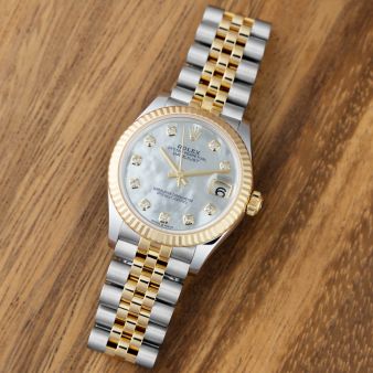 Rolex Datejust 31 278273, Steel & Yellow Gold, Mother of Pearl Diamond Dial, Jubilee Bracelet