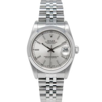 Rolex Datejust 31 78240 Wristwatch, Jubilee Bracelet, Silver Index Dial, Smooth Bezel