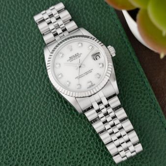 Rolex Datejust 31 68274, Steel & White Gold, Mother of Pearl Diamond, Jubilee Bracelet