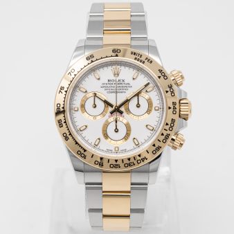 Rolex Cosmograph Daytona 116503 Wristwatch, White Dial, Oyster Bracelet, Tachymeter Bezel