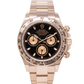 Rolex Men's Daytona 116505 Wristwatch, Oyster Bracelet, Black Index Dial