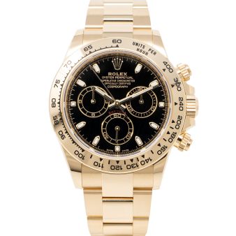 Rolex Cosmograph Daytona 116508 Wristwatch, Oyster Bracelet, Black Dial, Tachymeter Bezel