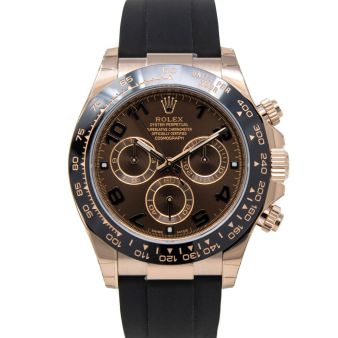 Rolex Men's Daytona 116515LN Wristwatch, Chocolate, OysterFlex