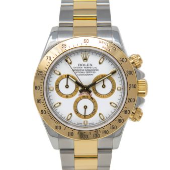 Rolex Daytona Cosmograph 116523 Wristwatch White Face