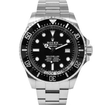 Rolex Deepsea 126660 Wristwatch, Oyster Bracelet, Black Dial, 60-Minute Rotatable Bezel