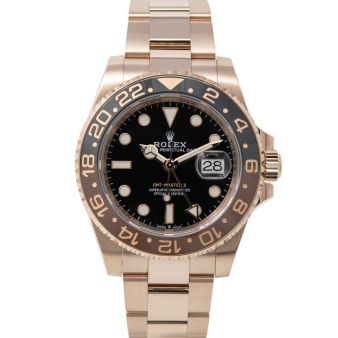 Rolex GMT-Master II 126715 Wristwatch, Oyster Bracelet, Black Dial, RootBeer Bezel
