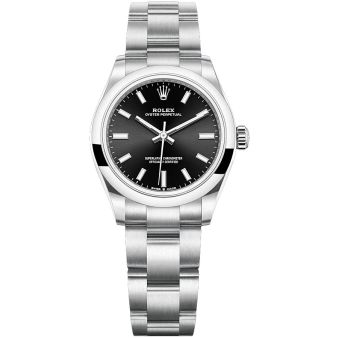 Rolex Oyster Perpetual 31 277200-0002, Bright Black Dial, Oyster Bracelet