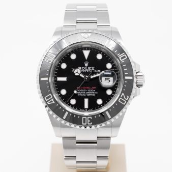 Rolex Sea Dweller 126600 Wristwatch, Black Dial, Oyster Bracelet, Black Uni-Directional Bezel