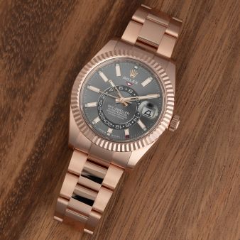 Rolex Sky-Dweller 336935, Rose Gold, Slate Dial, Oyster Bracelet