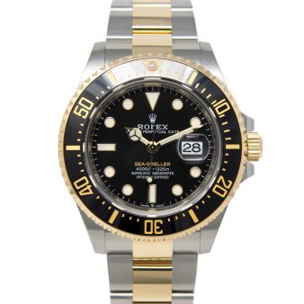 Rolex Sea-Dweller 126603 Wristwatch, Oyster Bracelet, Black Dial, Rotatable 60-Minute Bezel