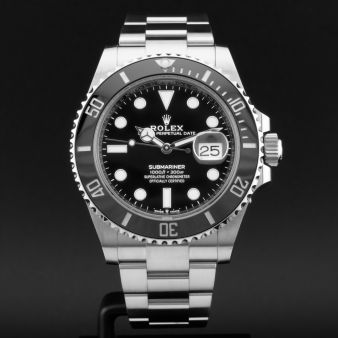 Rolex Submariner Date 126610LN Wristwatch - Black Dial, Oyster Bracelet, Rotatable Bezel