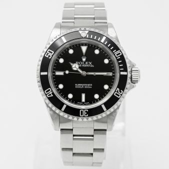 Rolex Submariner 14060M Wristwatch, Black Dial, Oyster Bracelet, Rotatable Bezel