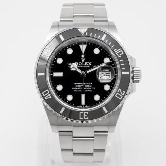 Rolex Submariner Date 126610LN Wristwatch - Black Dial, Oyster Bracelet, Rotatable Bezel