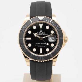 Rolex Yacht-Master 42 226658 Wristwatch, Black Dial, Oysterflex Bracelet, Black Rotatable Bezel