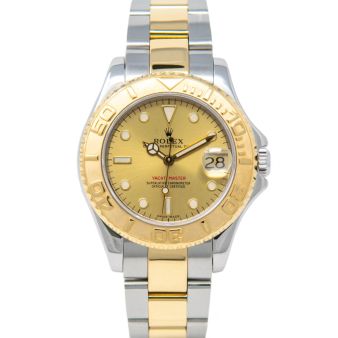 Rolex Yacht Master 35 168623 Wrist Watch Champagne Face