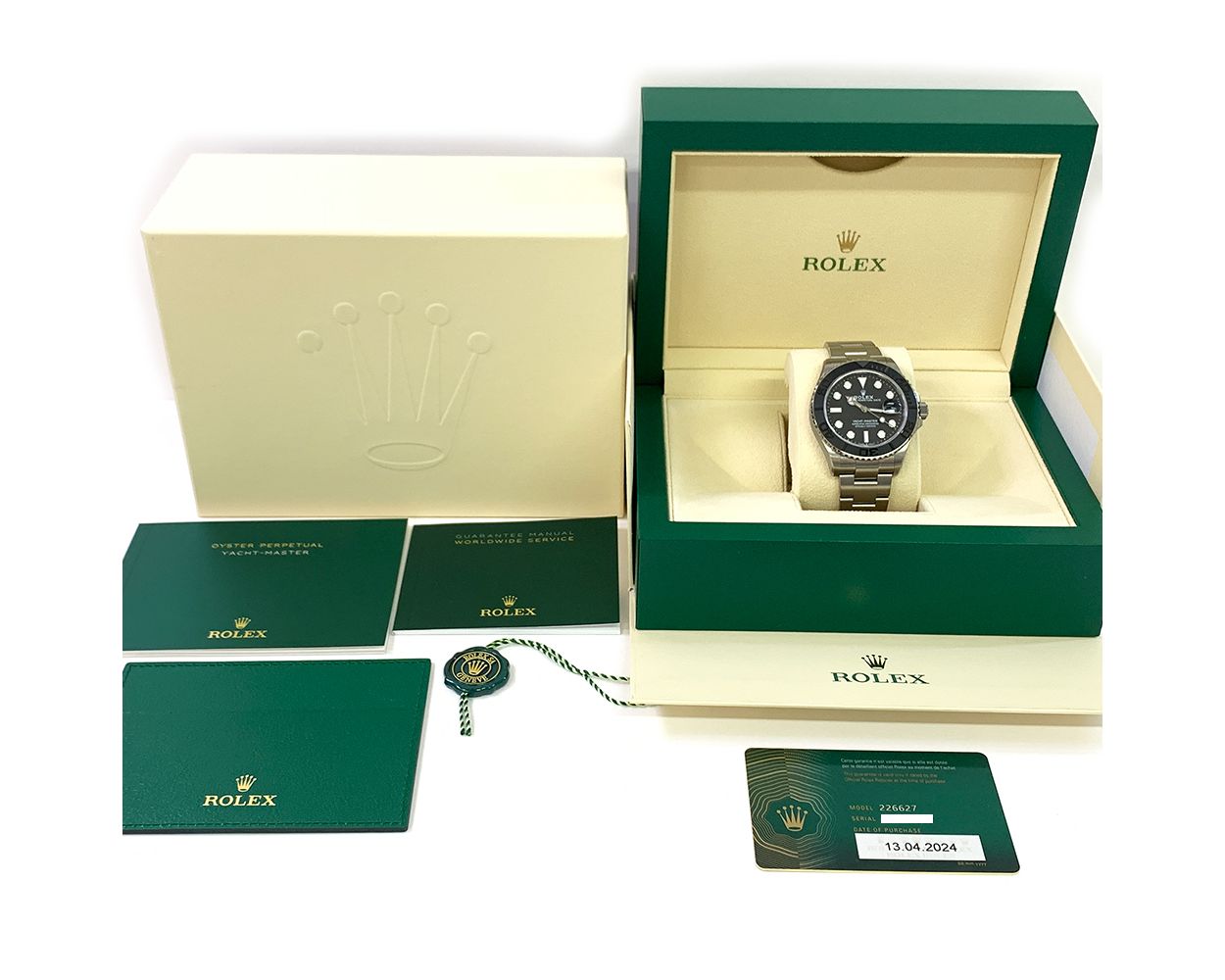 Buy Genuine Used Rolex Yacht-Master 42 226627 Watch - Black