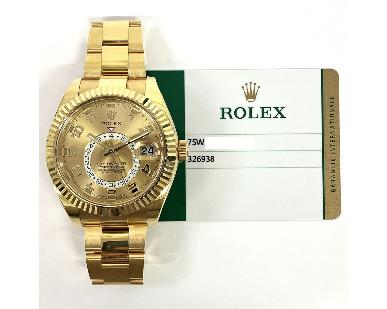開店記念セール！ Buy Genuine Champagne - Watch 326938 Sky-Dweller Rolex Used コレクション