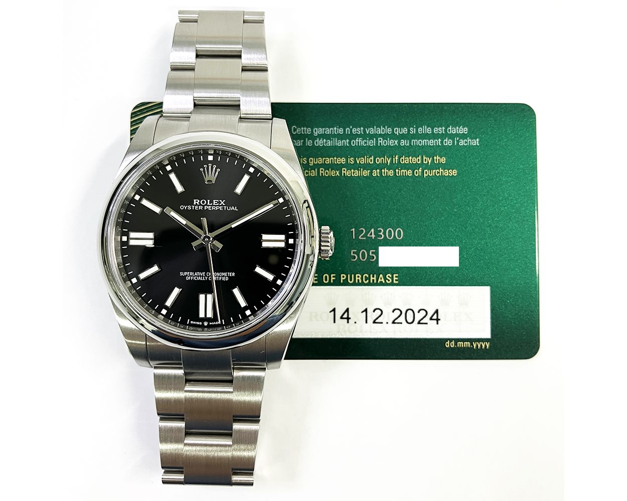 Buy Genuine Used Rolex Oyster Perpetual 41 124300 Watch